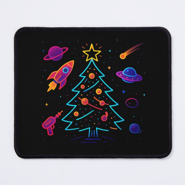 Item preview,  Neon  Futuristic Christmas Tree in Space designed and sold by Nature's Palette.