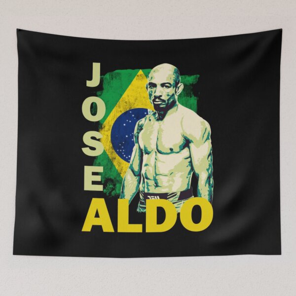 Item preview, Jose Aldo Brazil Fighter Flag designed and sold by JeyVel.