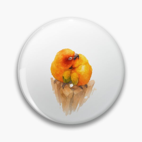 Item preview, Couple Sun conure (Aratinga solstitialis) designed and sold by HOMETOWN86.