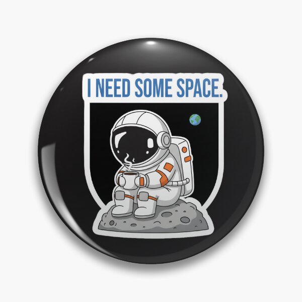 Item preview,  I Need Some Space – Funny Astronaut Coffee Sticker & Mug designed and sold by LIGHT-CANVAS.