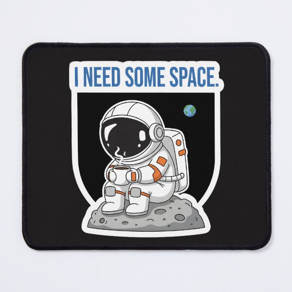 Item preview,  I Need Some Space – Funny Astronaut Coffee Sticker & Mug designed and sold by LIGHT-CANVAS.