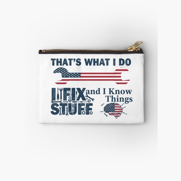 Item preview, Funny Repairman Handyman Quote – That’s What I Do I Fix Stuff And I Know Things Mechanic Gift designed and sold by SecretPODesigns.