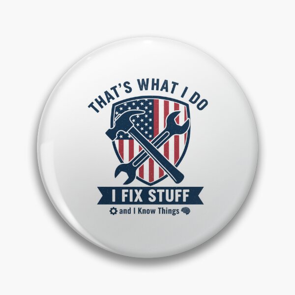 Item preview, Master Fixer Quote – That’s What I Do, I Fix Stuff And I Know Things Vintage Style designed and sold by SecretPODesigns.
