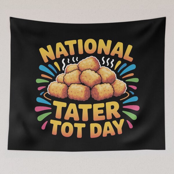 Item preview, National tater tot day designed and sold by DreamOnShirts.