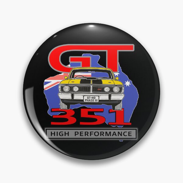 Item preview, Ford Falcon GT HO Phase III 351 Yellow Aussie Muscle Car Art designed and sold by Michael van der Hoorn.