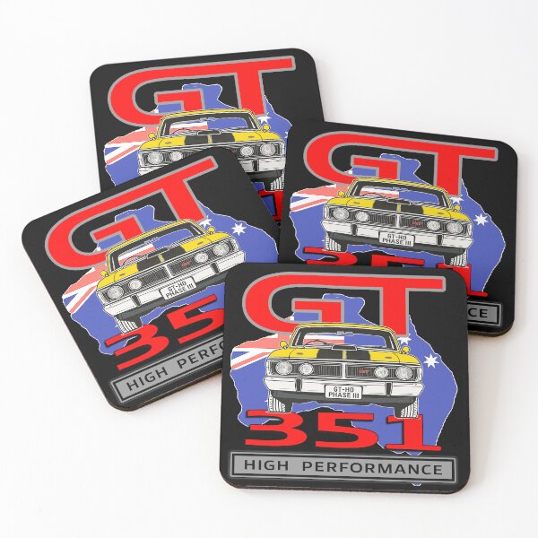 Item preview, Ford Falcon GT HO Phase III 351 Yellow Aussie Muscle Car Art designed and sold by Michael van der Hoorn.