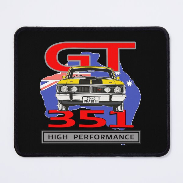 Item preview, Ford Falcon GT HO Phase III 351 Yellow Aussie Muscle Car Art designed and sold by Michael van der Hoorn.
