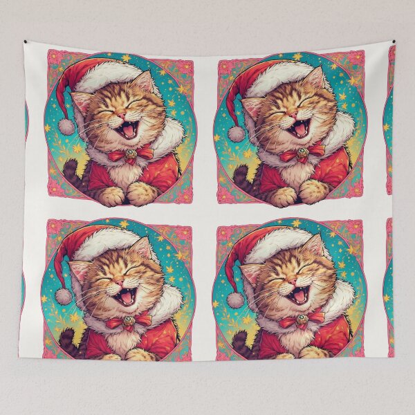 Item preview, Santa Claus cat. designed and sold by Natalia-Vlad.