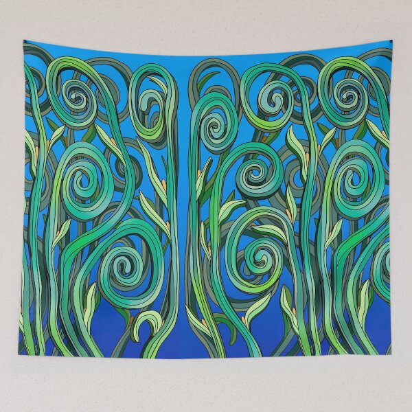 Item preview, Whimsical abstract fiddleheads designed and sold by DaveDanchuk.