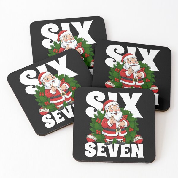 Item preview, Six Seven Santa - Meme navideño - Jerga Gen Alpha designed and sold by AnAzArt.