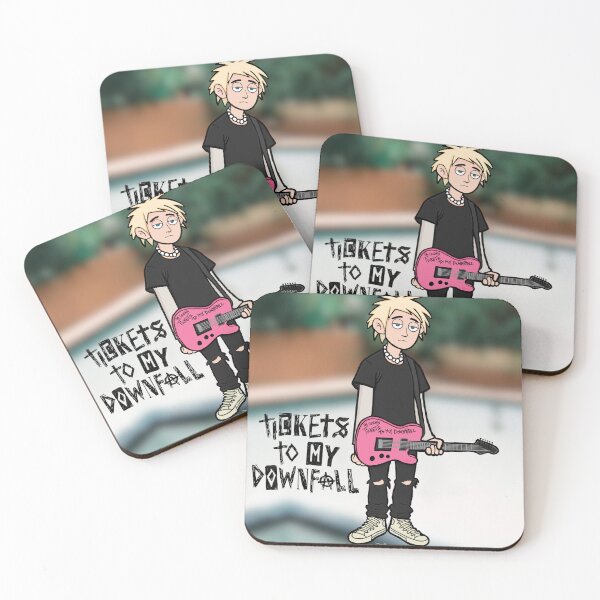 Item preview, MGK TICKETS TO MY DOWNFALL (WITH BACKGROUND) designed and sold by DropkickMolotov.