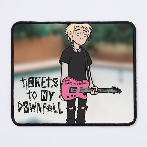 Item preview, MGK TICKETS TO MY DOWNFALL (WITH BACKGROUND) designed and sold by DropkickMolotov.