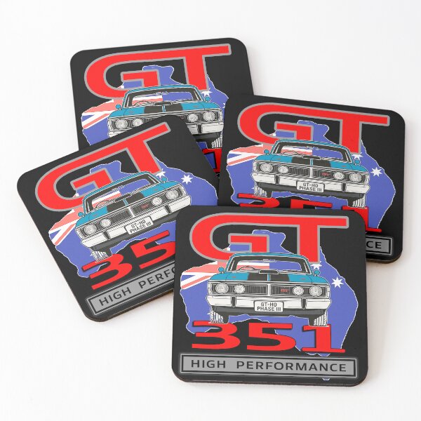 Item preview, Ford Falcon GT HO Phase III 351 Blue Aussie Muscle Car Art designed and sold by Michael van der Hoorn.