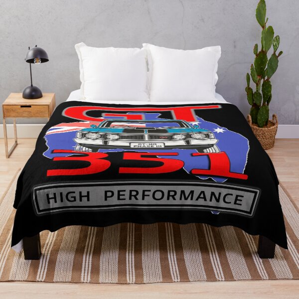 Item preview, Ford Falcon GT HO Phase III 351 Blue Aussie Muscle Car Art designed and sold by Michael van der Hoorn.