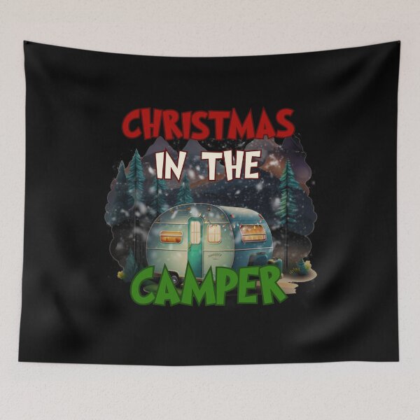 Item preview, Christmas in the camper Xmas Camping  designed and sold by ChillFabric.
