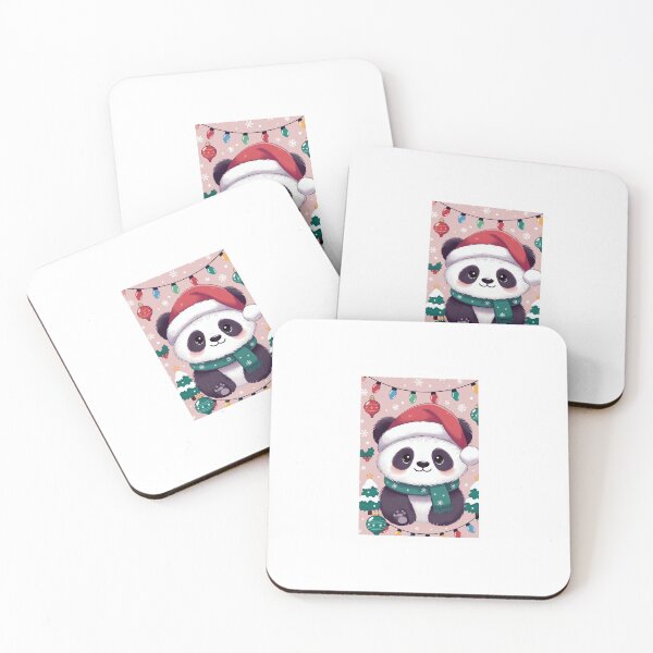 Item preview, Cute Christmas Panda # Santa Panda Kawaii designed and sold by Design-Curios.