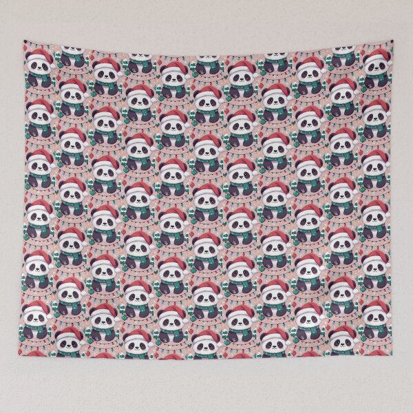 Item preview, Cute Christmas Panda # Santa Panda Kawaii designed and sold by Design-Curios.
