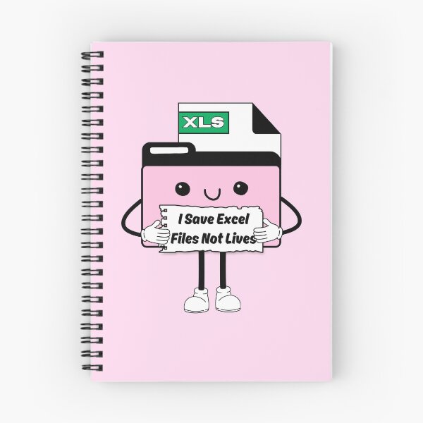 Item preview, I Save Excel Spreadsheet Files Not Lives Cute Funny Work Humor Pink designed and sold by mariahmoniquedesign.