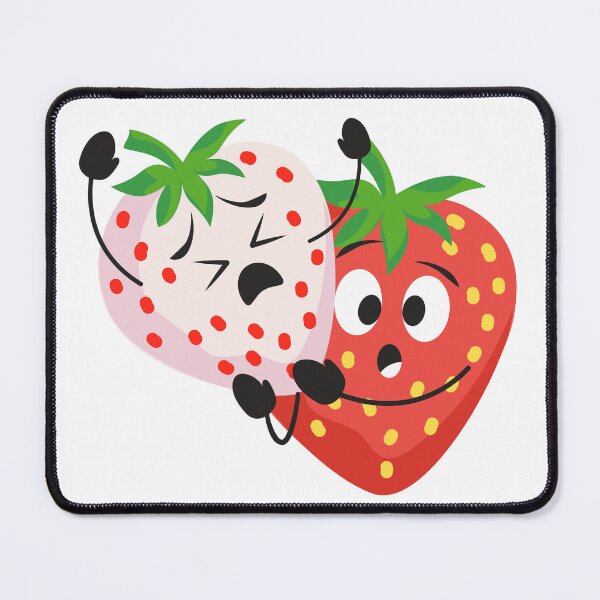 Item preview, Strawberry and white strawberry from “If Strawberries aren’t berries, what are they? fruity field guide volume 1” designed and sold by Acorn-Studio.