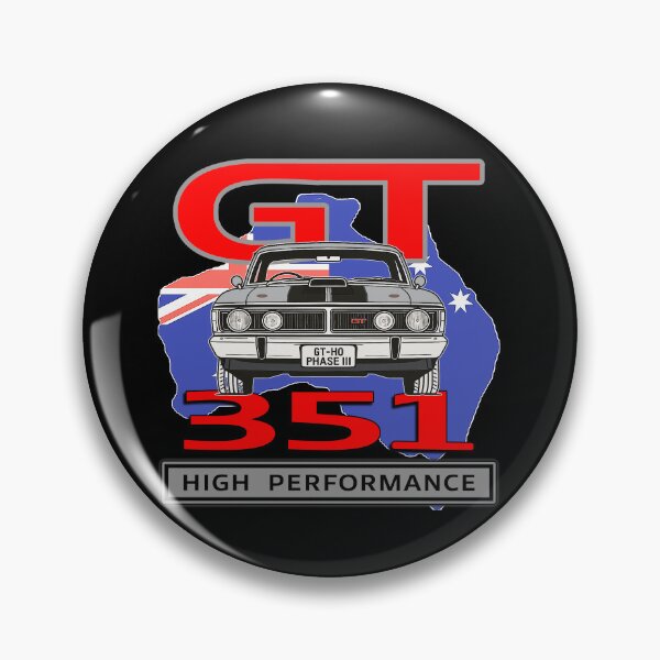 Item preview, Ford Falcon GT HO Phase III 351 Silver Aussie Muscle Car Art designed and sold by Michael van der Hoorn.