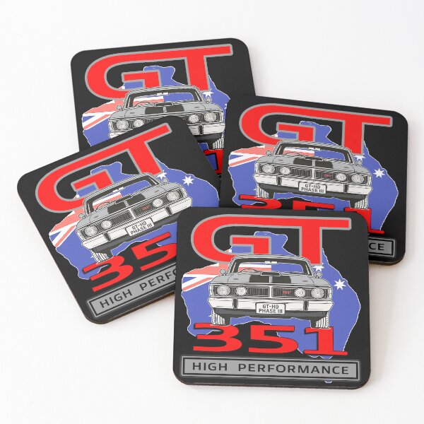 Item preview, Ford Falcon GT HO Phase III 351 Silver Aussie Muscle Car Art designed and sold by Michael van der Hoorn.