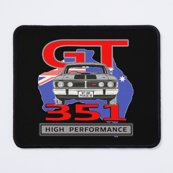 Item preview, Ford Falcon GT HO Phase III 351 Silver Aussie Muscle Car Art designed and sold by Michael van der Hoorn.