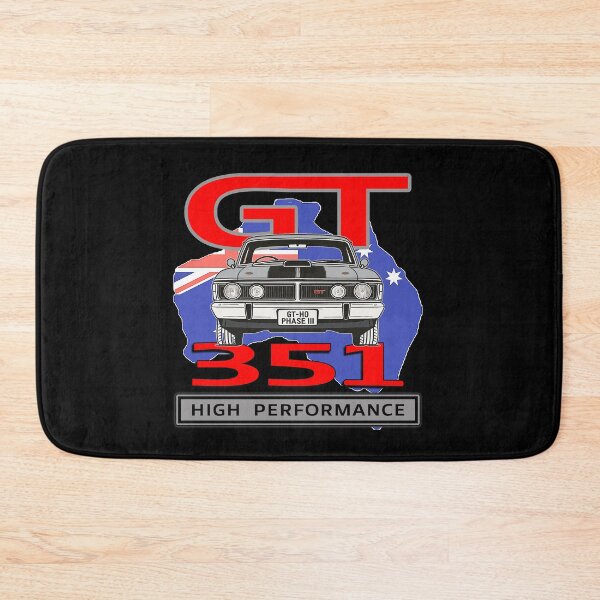 Item preview, Ford Falcon GT HO Phase III 351 Silver Aussie Muscle Car Art designed and sold by Michael van der Hoorn.