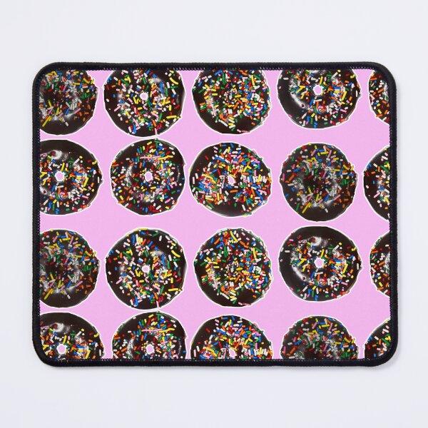 Item preview, sprinkled chocolate donuts realistic pattern designed and sold by meuliasshop.