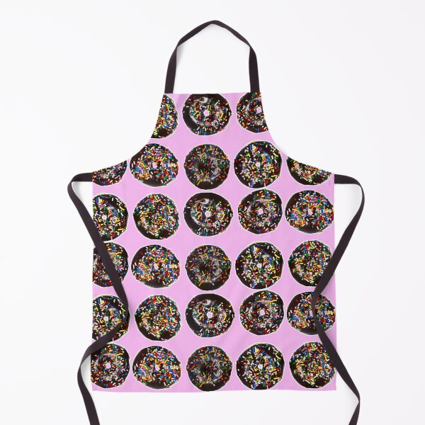 Item preview, sprinkled chocolate donuts realistic pattern designed and sold by meuliasshop.