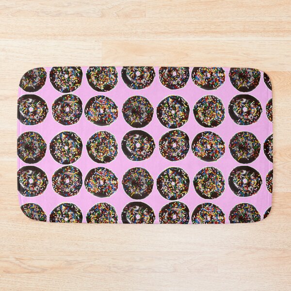 Item preview, sprinkled chocolate donuts realistic pattern designed and sold by meuliasshop.