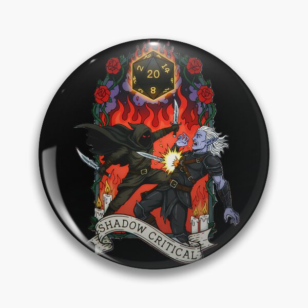 Item preview, Shadow Critical Rogue - Nat 20 Sneak Attack designed and sold by CoffinsArt.