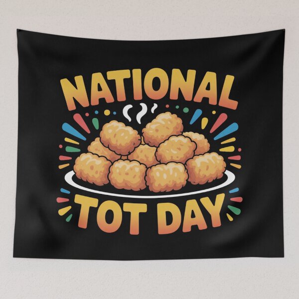 Item preview, National tater tot day designed and sold by DreamOnShirts.