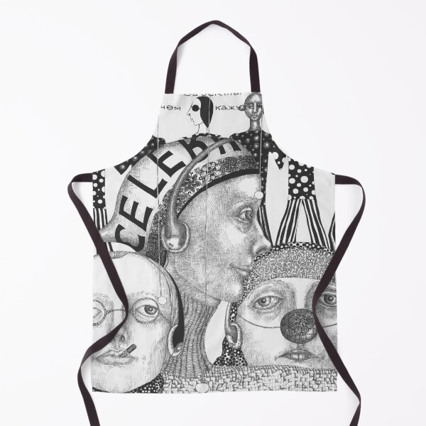 Item preview, Stylized celebration with elements of metaphysics and satire designed and sold by KunstGeist.