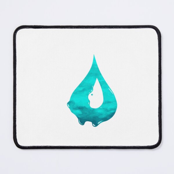 Item preview, Cyan ocean blue teardrop designed and sold by Shadow-Studio.