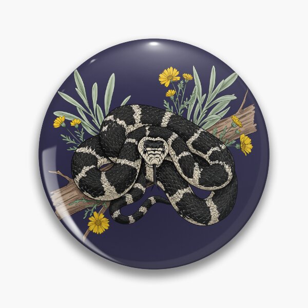 Item preview, California Kingsnake with Yellow Desert Flowers designed and sold by BirdsnStuff.