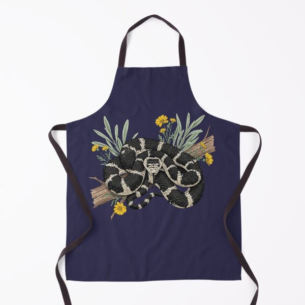 Item preview, California Kingsnake with Yellow Desert Flowers designed and sold by BirdsnStuff.