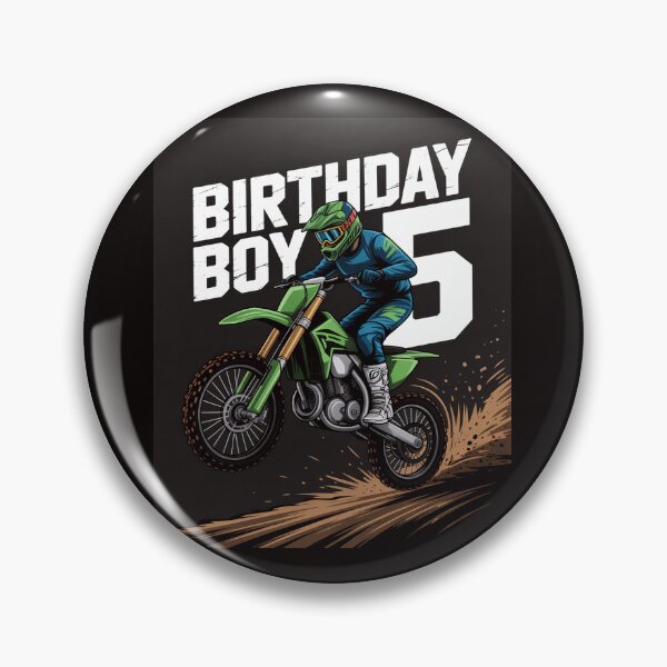 Item preview, Dirtbike Motocross MX - Borthday Boy 5 th Birthday toddler designed and sold by MelSurf.