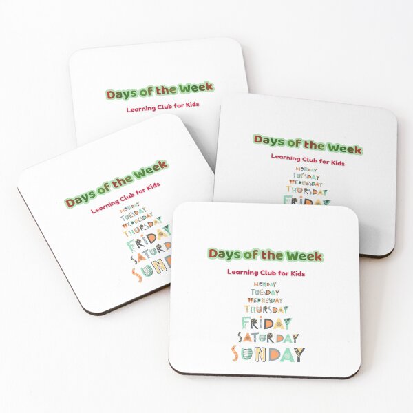 Item preview, Days of the Week – Learning Club for Kids designed and sold by AME Kids Designs.