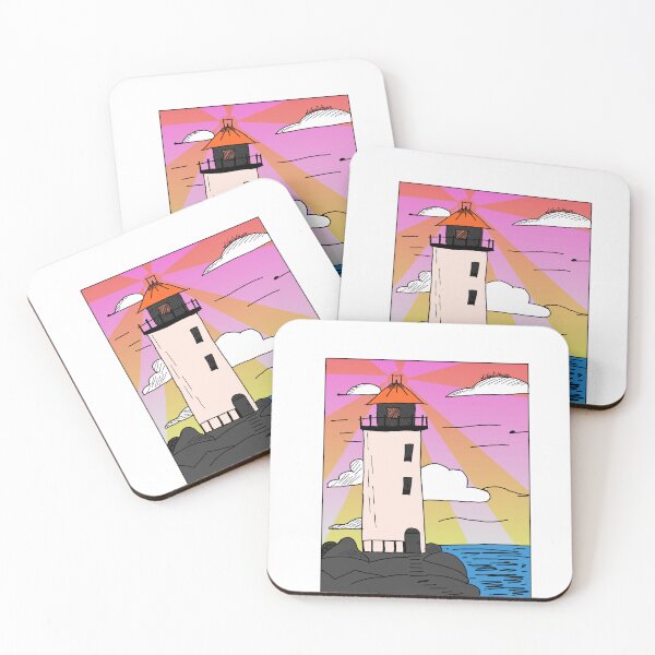 Item preview, Lighthouse Waves designed and sold by Birds, Bears, and Other Fantastic Things.