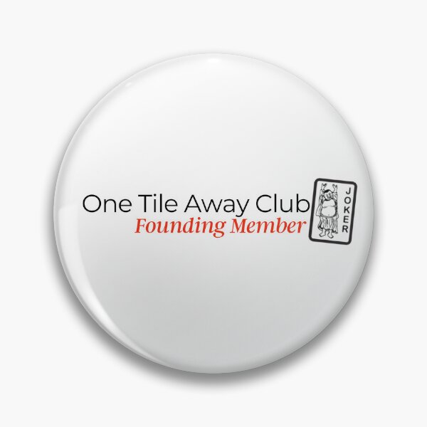 Item preview, One Tile Away Club Founding Member designed and sold by ModernMahjong.