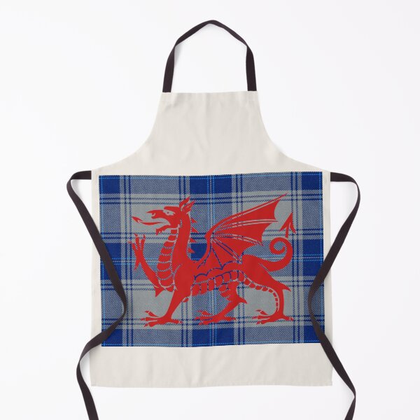 Item preview, Edwards Welsh Tartan – Legacy of Denbighshire Lords & y Ddraig Goch - the red dragon v4 designed and sold by WheelieGdArt.