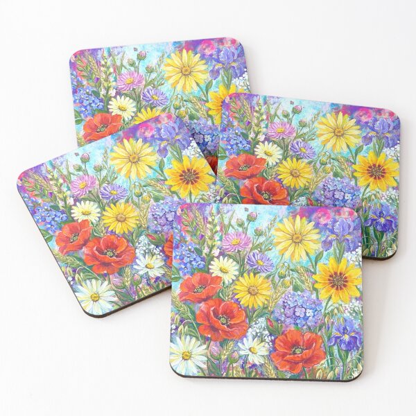 Item preview, A meadow full of flowers designed and sold by PumpkinStudioPL.