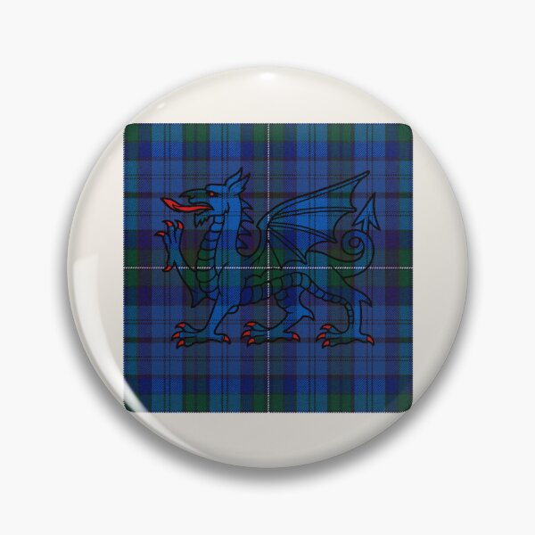 Item preview, Ellis Welsh Tartan – Legacy of the Kings of Powys & y Ddraig Goch - the red dragon v2 designed and sold by WheelieGdArt.