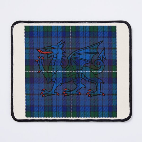 Item preview, Ellis Welsh Tartan – Legacy of the Kings of Powys & y Ddraig Goch - the red dragon v2 designed and sold by WheelieGdArt.
