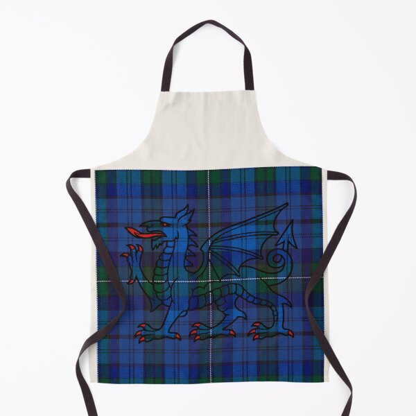 Item preview, Ellis Welsh Tartan – Legacy of the Kings of Powys & y Ddraig Goch - the red dragon v2 designed and sold by WheelieGdArt.