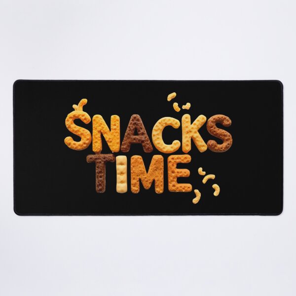 Item preview, Snacks Time - Tasty Food Typography designed and sold by Khadigadesings.