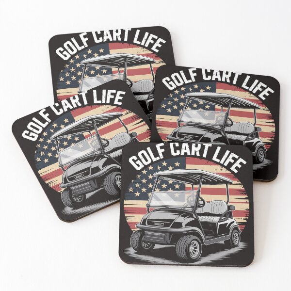 Item preview, Cool Golf Cart US Flag Golfing Gift Men Women designed and sold by MelSurf.