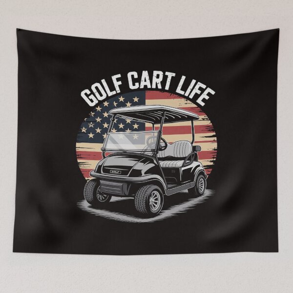 Item preview, Cool Golf Cart US Flag Golfing Gift Men Women designed and sold by MelSurf.