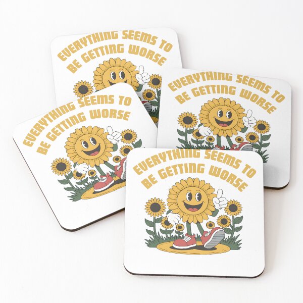 Item preview, Funny Retro Sunflower – “Everything Seems to Be Getting Worse designed and sold by W&M Store.