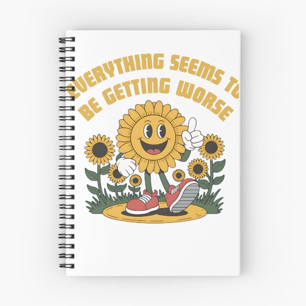 Item preview, Funny Retro Sunflower – “Everything Seems to Be Getting Worse designed and sold by W&M Store.